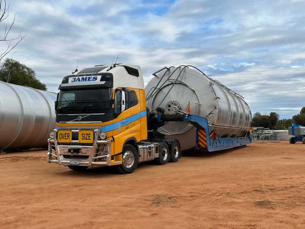 Oversize structural transport