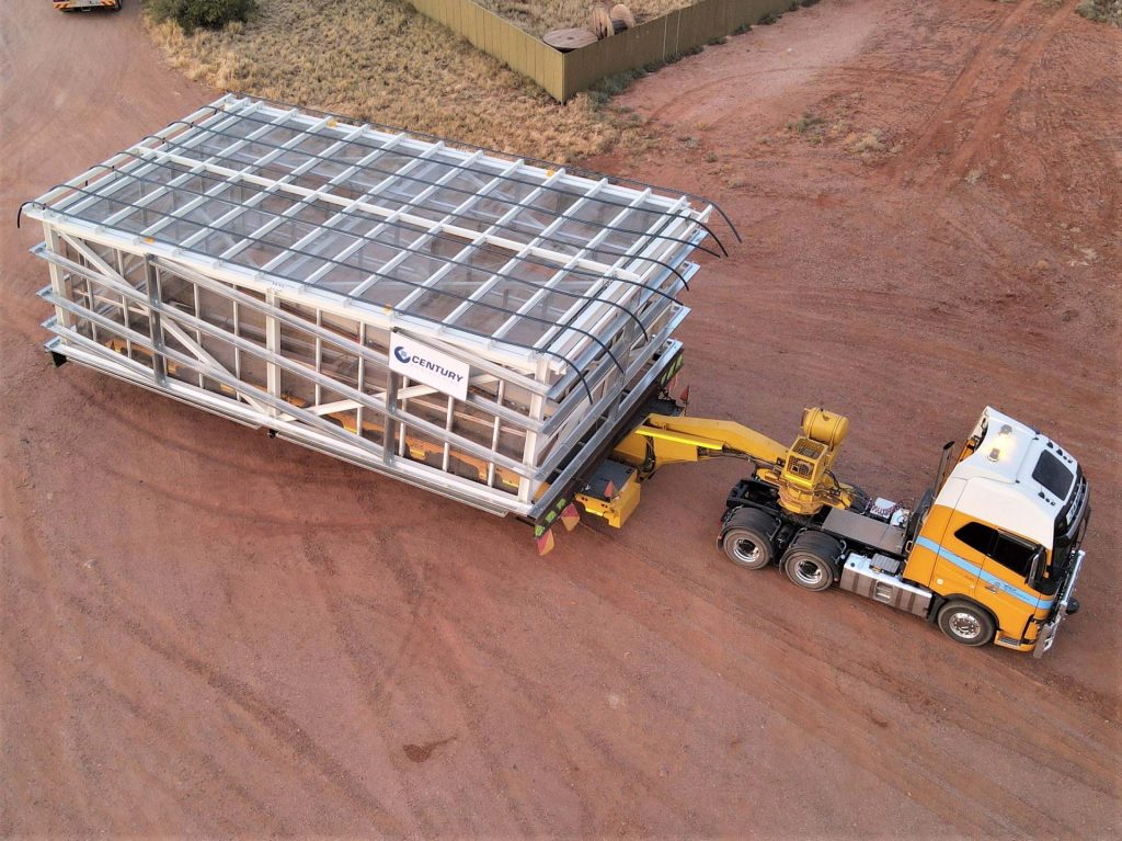 Oversize load — aerial escort